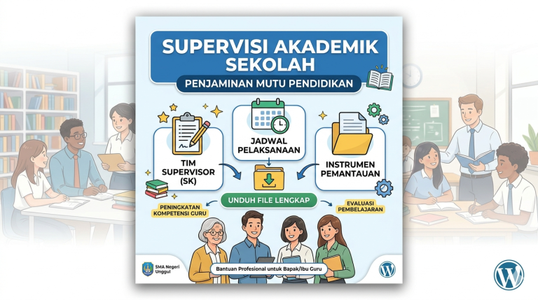 Contoh SK Penetapan Tim dan Jadwal Supervisi Akademik